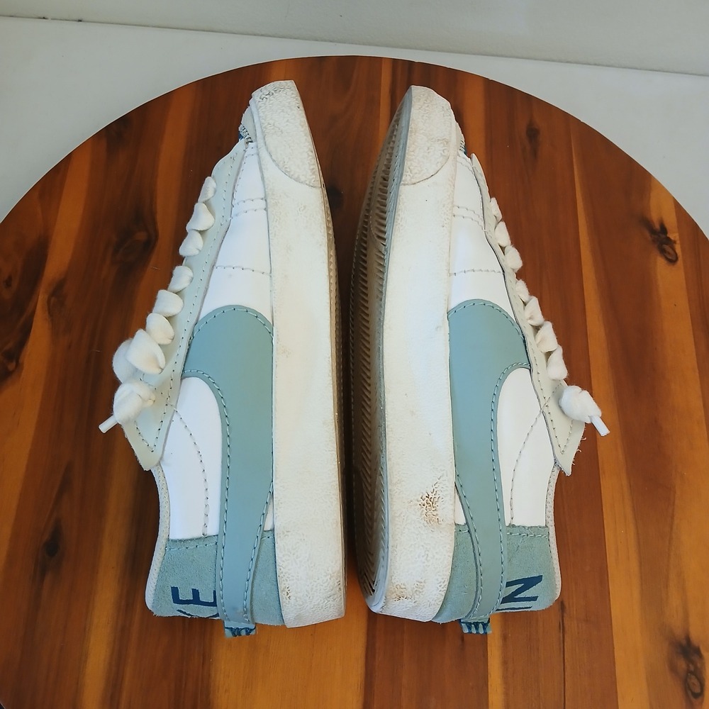 Nike Blazer Low 77 Jumbo Womens 7.5 White Blue Running Shoes Sneakers DQ1470-106 - Picture 7 of 8